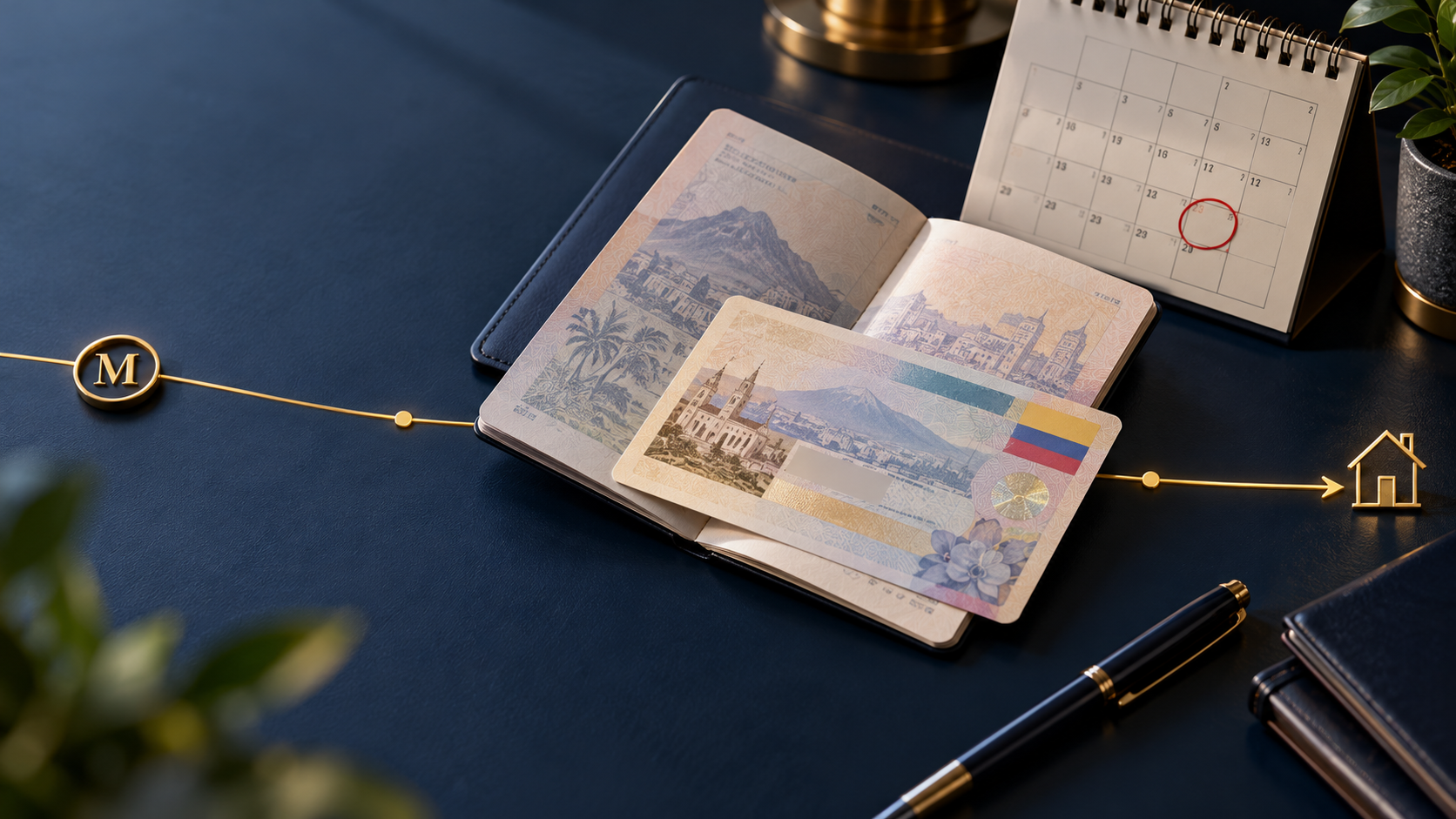 Colombian M visa renewal timeline protecting residency continuity